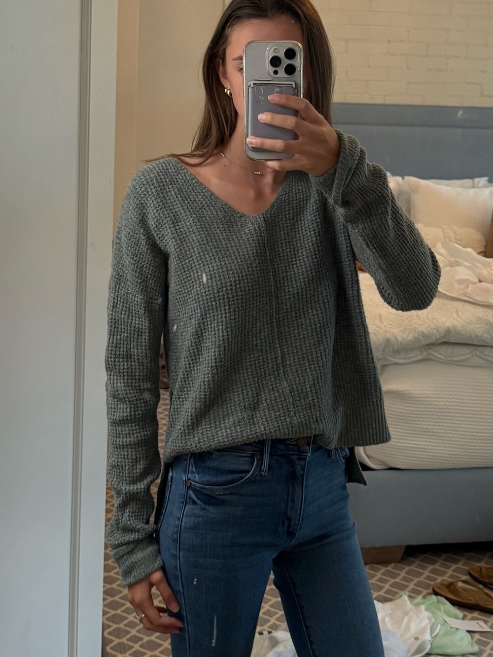 Jessica Simpson Women’s Green Sweater